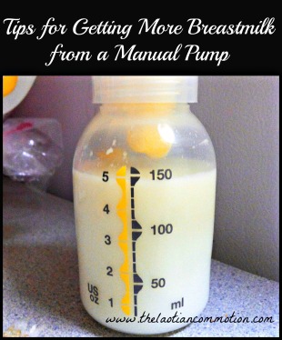 how get most milk from manual pump